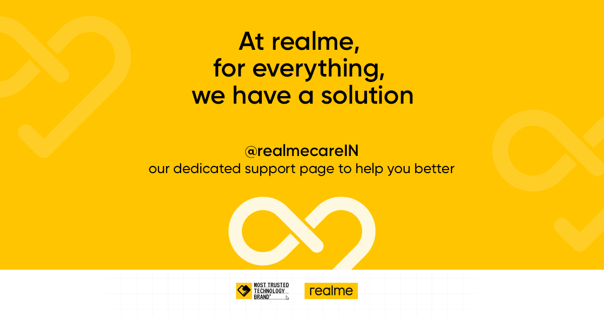 realmeIndia's tweet photo. Are tech issues troubling you? Don't worry we have got you covered!
At @realmecareIN, we believe in providing you with a truly hassle-free experience. Our dedicated team works round-the-clock ensuring every realme user gets the best assistance for their problem. #WeCareForReal https://t.co/x5pxbLA0ZN