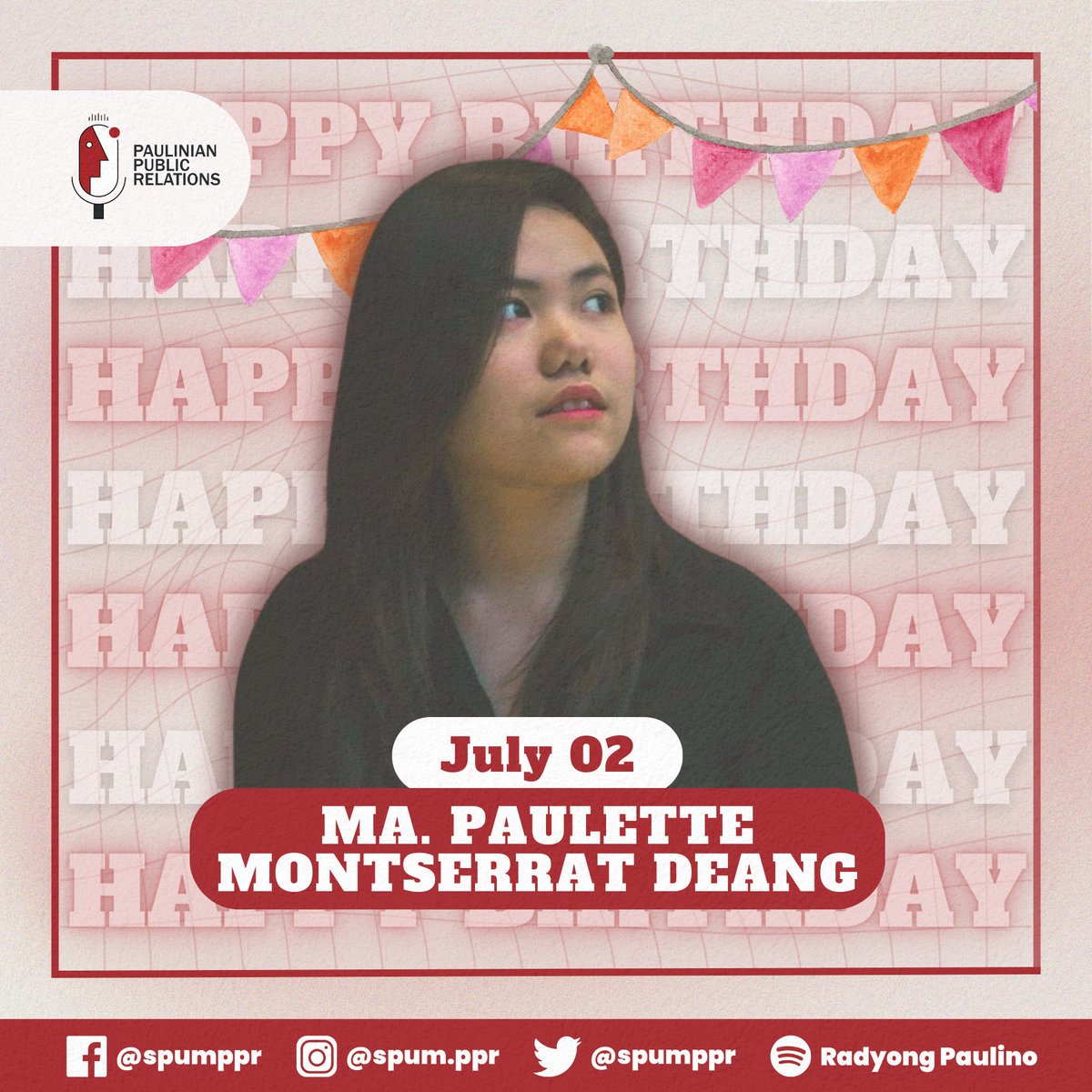 spumppr's tweet photo. Ready na ba ang mga palaro natin dyan? Ready na ba kayo pumarty? 🤪Because we’re surely ready, as we wish our Monse a big happy birthday! ❤️🎉 May your day be a memorable event, and may the wishes of your heart be granted.

#HappyMonseDay
#GreetingsFromPPR
#PPRintheNewNormal https://t.co/dbBf4SYzPW