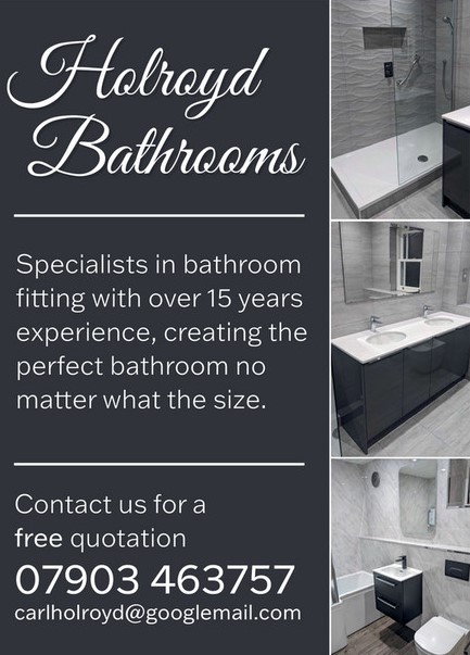 HxDirectoryMag's tweet photo. Is your bathroom in need of a makeover? Why not try Holroyd Bathrooms!
#Bathrooms #Halifax #HalifaxDirectory https://t.co/XBm5fkwxyA