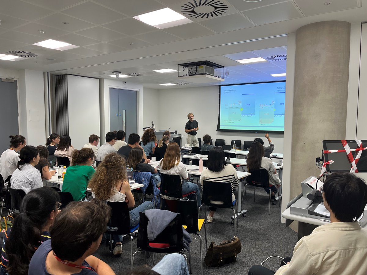 Really insightful talks and great collaborative discussions at our latest OPV/OPD workshop on Wednesday. Thanks for putting together such a fantastic programme @Nicogaspa and Joel @Nano_Imperial
