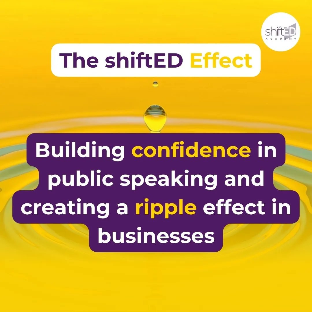 We're on a mission to build confidence, ignite inspiration, and create a ripple effect that transforms businesses. We empower individuals to become influential communicators. 💫

✨🎤 Unlock Your Voice.
🗣️ 💼 Transform Your Businesses.

#PublicSpeaking #Confidence #RippleEffect