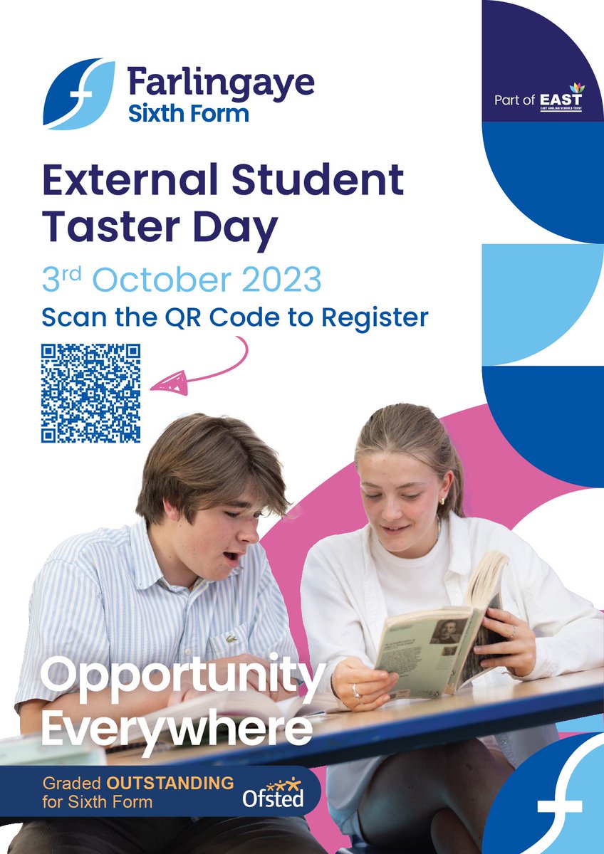 Farlingayesixt1's tweet photo. Really excited to launch our external student taster day for students currently in year 10. https://t.co/r2MPVArOsO