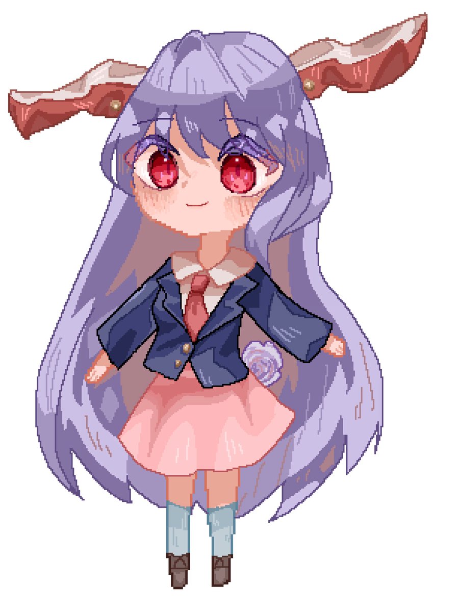 kuran_berl's tweet photo. 出来たー！ご自由にお使いください！(自作発言❌・AI学習❌)
#東方Project 
#イラスト練習 
#ドット絵 https://t.co/mHCxqfx30U