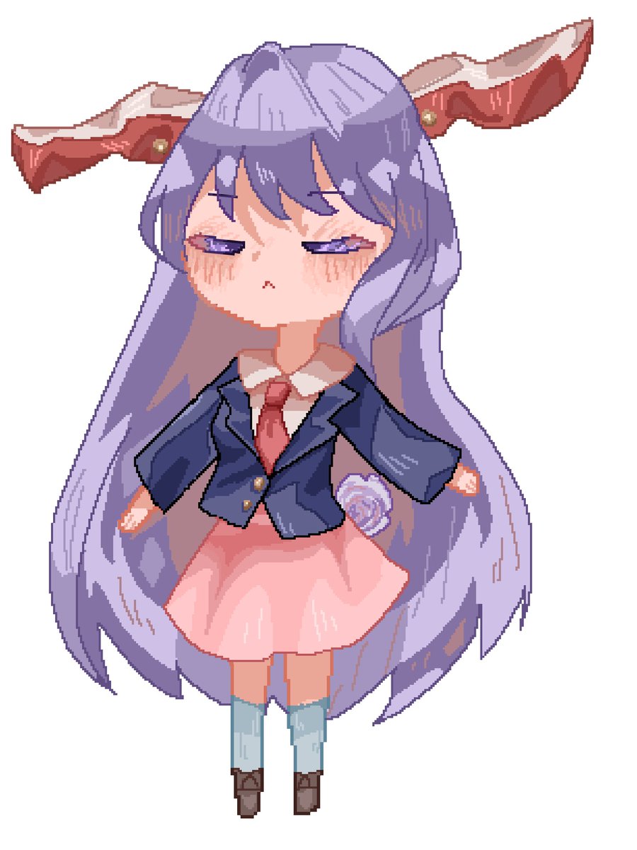 kuran_berl's tweet photo. 出来たー！ご自由にお使いください！(自作発言❌・AI学習❌)
#東方Project 
#イラスト練習 
#ドット絵 https://t.co/mHCxqfx30U