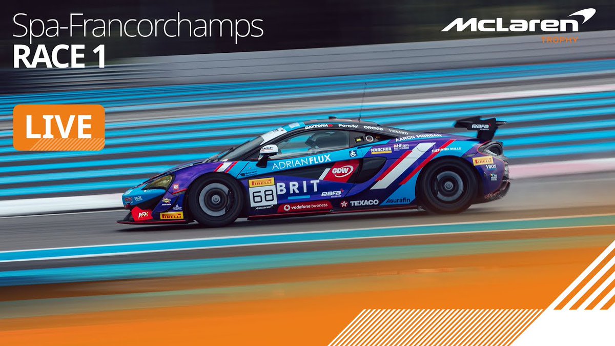 Mark Hopson and @EuanHankey were the pair to beat last time out at Paul Ricard. Can they repeat their success @circuitspa for round three? Watch the race live to find out! Coverage starts from 13:10 local time / 12:10 UK spklr.io/6012lGr4 #McLarenTrophy #spa #Spa24H