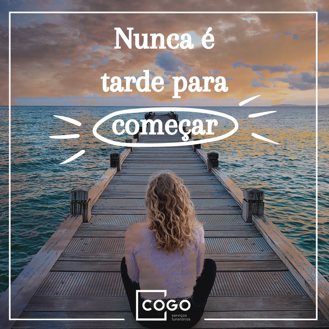 funerariacogo's tweet image. Nunca é tarde para Começar!!!

Cogo homenageando vidas!!!

#cogo #começo #recomeçar #cuidado #carinho #fé #esperança #humanização #amor