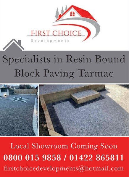 HxDirectoryMag's tweet photo. Add some character to your driveway with First Choice Developments!
#BlockPaving #Tarmac #Halifax #HalifaxDirectory https://t.co/G30XregwrU