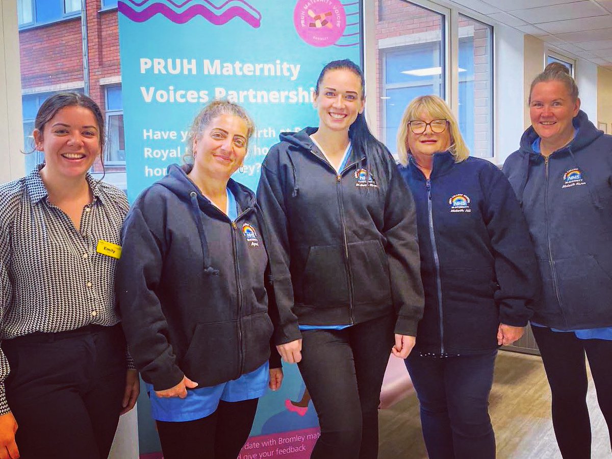🤩Congratulations to the Oaks team of midwives who increased the number of antenatal appointments a service user has with their named midwife by 50% 👏👏

L-R: Emily and Oaks midwives Aynel, Kirsty, Jill and Karen. 

#continuityofcarer #teamkings #meetthemidwife #pruhmaternity
