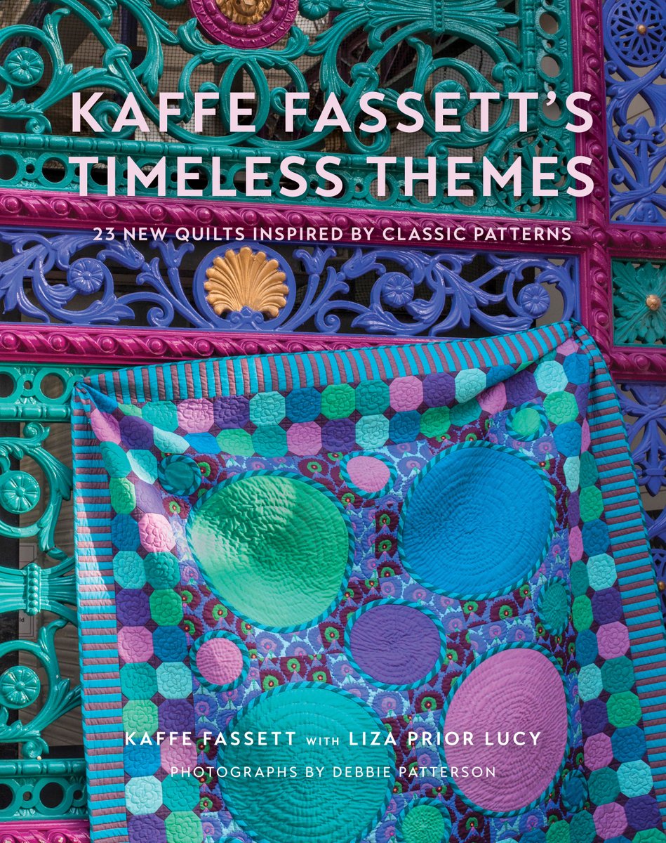 Exciting announcement! #KaffeFassett will be signing copies of his new book 'Timeless Themes' tomorrow at 11.30am and 3pm! 📚 Purchase this fantastic book and get the chance to meet Kaffe on the opening day of his exhibition #BookSigning