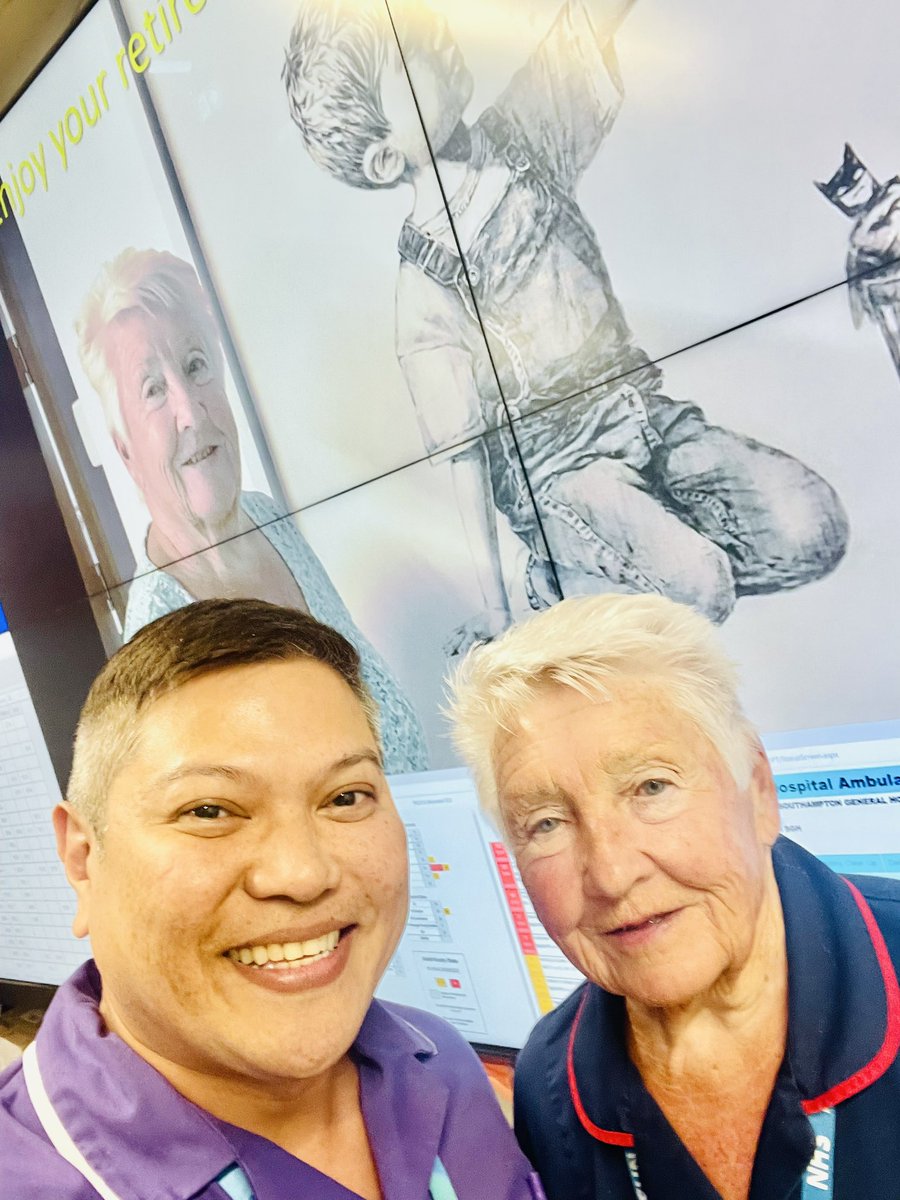 Au revoir to Maria Davis, one of your amazing clinical site manager. She has done this role for 2️⃣0️⃣ years and 4️⃣2️⃣ years in the NHS💙💙💙. Thank you for your service and enjoy your retirement. <a href="/UHS_siteops/">The Site Office</a> <a href="/mattanthony82/">Matt Anthony</a> <a href="/swanton_sarah/">Sarah Swanton</a> @JoeTeape