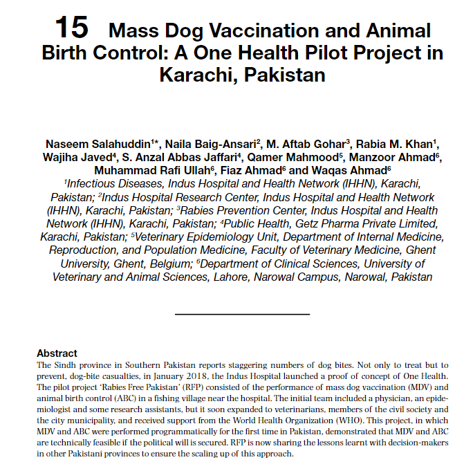 Qamar_Mahmood's tweet photo. Thrilled to co-author a book chapter on 'Mass Dog Vaccination &amp; Animal Birth Control: A One Health Pilot Project in Karachi, Pakistan' featured in Book titled 'One Health for Dog-mediated Rabies Elimination in Asia' by @CABI_News.
https://t.co/mAsMdhmTEb https://t.co/0BvukbK4sp