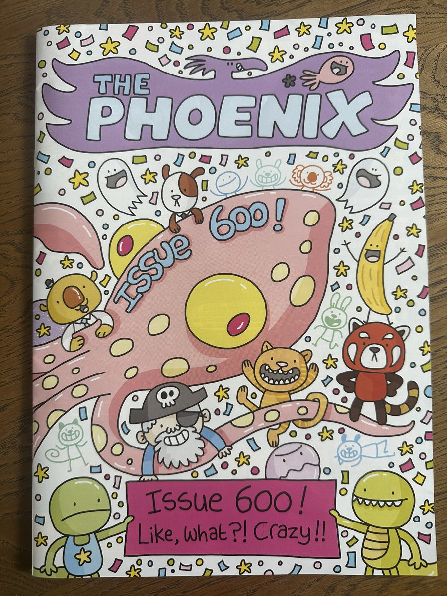 🥳 Congratulations @phoenixcomicuk! 600 issues of possibly the greatest children’s comic on the planet! That’s such an incredible achievement, and a whole lot of hard work and talent involved. Here’s to the next 600 💖 (Ace front cover by @VenkmanProject)