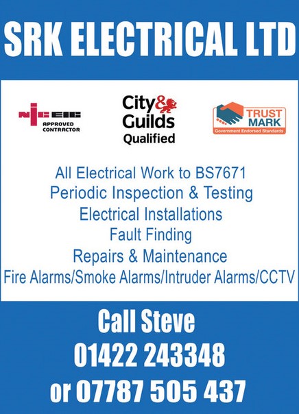 HxDirectoryMag's tweet photo. Needing to restore, repair or test your electrics? Take a look at SRK Electrical Ltd!
#Electricals #Halifax #HalifaxDirectory https://t.co/kj4vR41akv