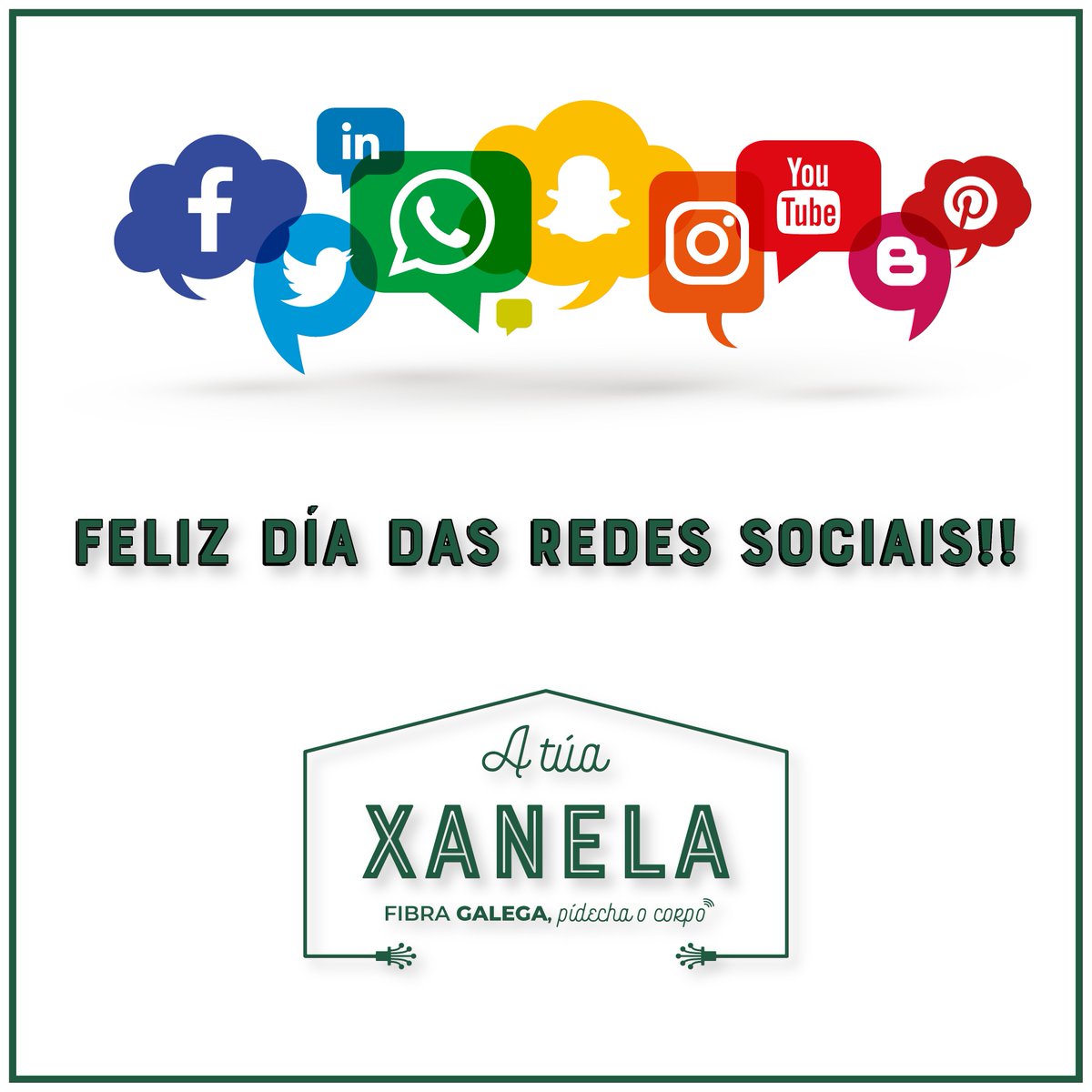 Feliz día das redes sociais!!