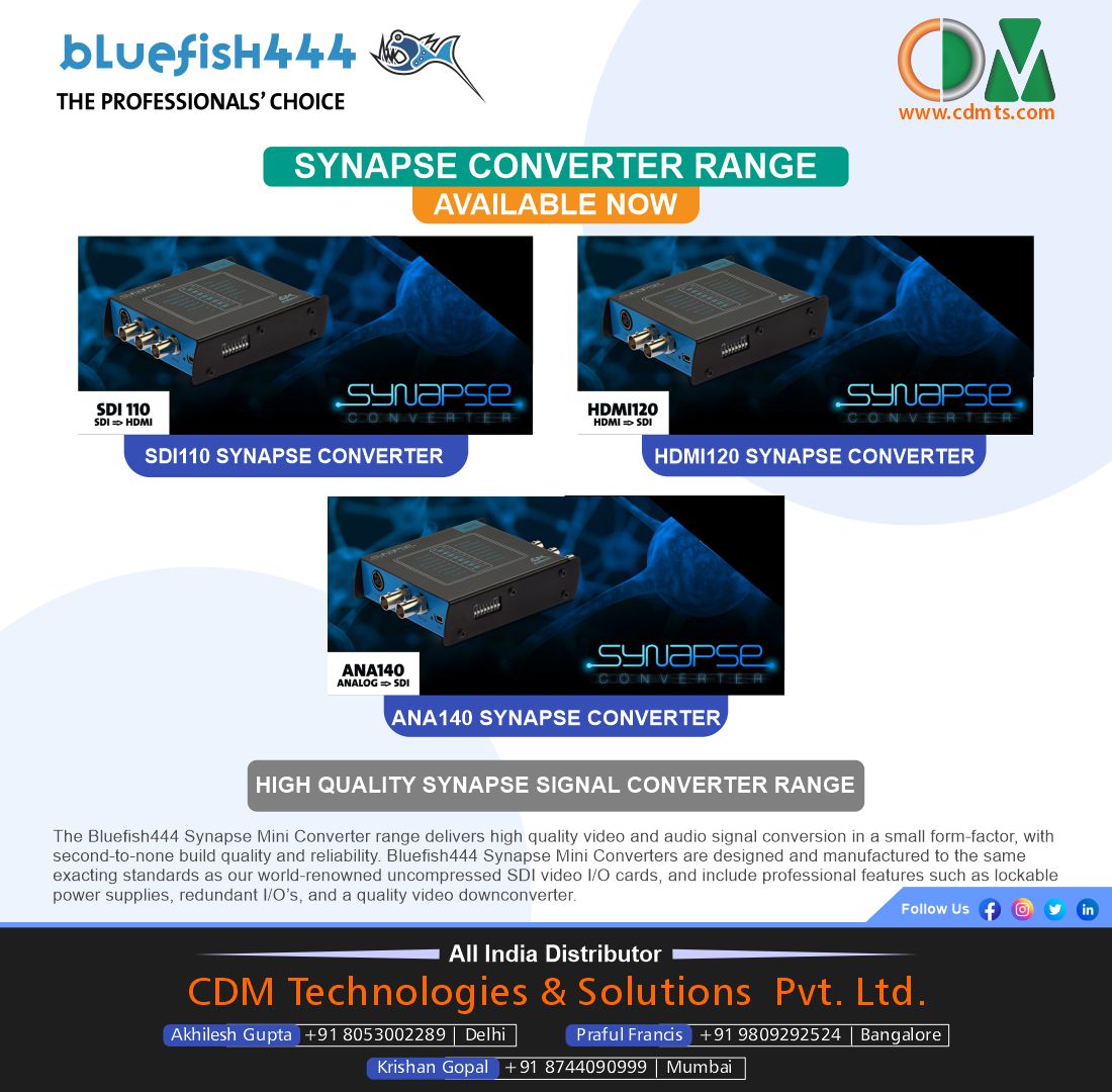 CDMTS's tweet photo. SYNAPSE CONVERTER RANGE.
#Converter #videoconverter #SDIconverter #HDMIconverter #crossconverter #SDItoHDMI #HDMItoSDI #updownconverter #multiconverter #converterrange #HDMI #SDI #cdmts #cdmtechnologies #cdmgroup #converters #virtualstudio #broadcasting #highquality #videoinput https://t.co/E0HJrx4MUz