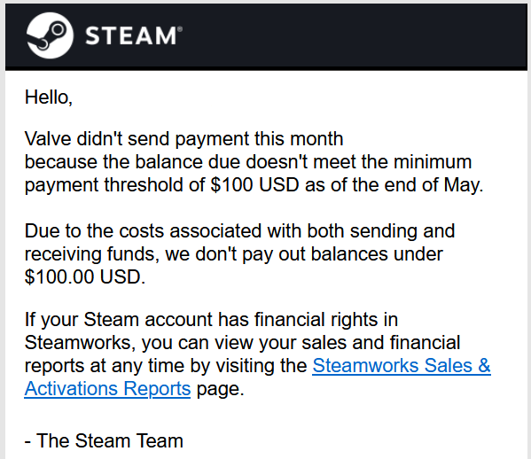 Please buy my games so I stop receiving these emails from Valve. They are all currently -50% in Steam Summer Sale!

Get them together in a handy bundle for even bigger discount!
👉store.steampowered.com/bundle/13701/S…