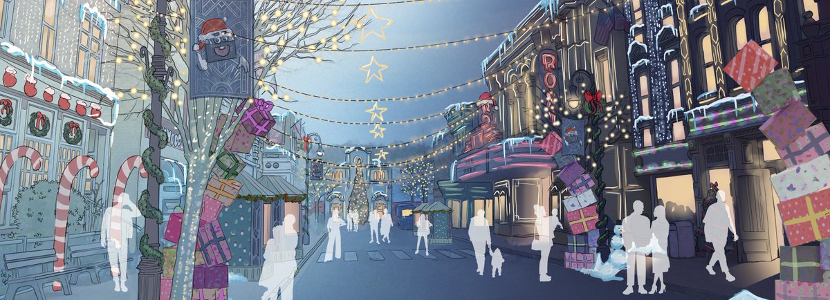 Movie Park Germany opens its studio gates for the first time in winter for „Movie Park’s Hollywood Christmas“! 

The team of IMAmotion created the themed logo and artworks for the upcoming event! Who will join Movie Park‘s Christmas event?