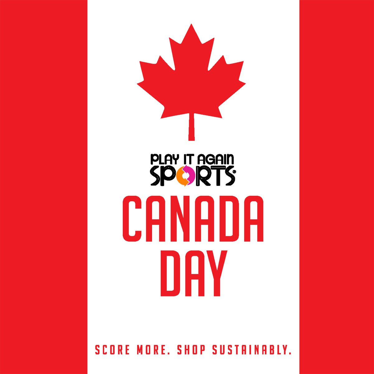 Have a Happy Canada Day!!

We're Closed Saturday, July 1st but Open regular hours Friday and Sunday! 

We're still loaded with Baseball, Soccer, Football, Golf and more. We've got Kayaks and SUP's on Crazy Clearance prices and 2023 Hockey Gear has arrived already!