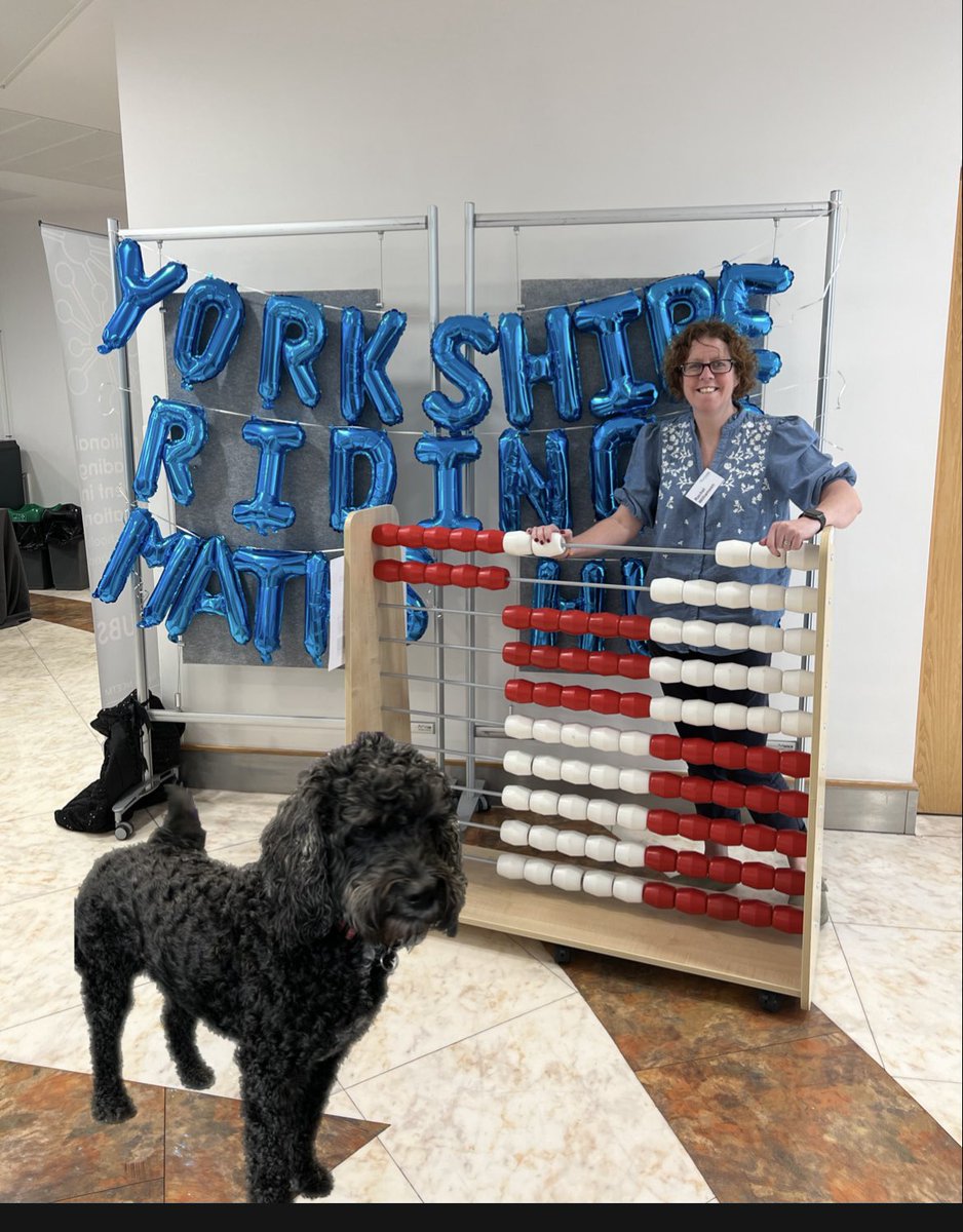 <a href="/YRMathshub/">YR Maths Hub</a> #YRSummerConf  Neville likes the look of the Rekenrek, he loves the mini versions but a big one would really help developing his number sense… not that’s it’s too paw!! <a href="/Tockwithcofe/">Tockwith CE Primary Academy</a> #TockMaths