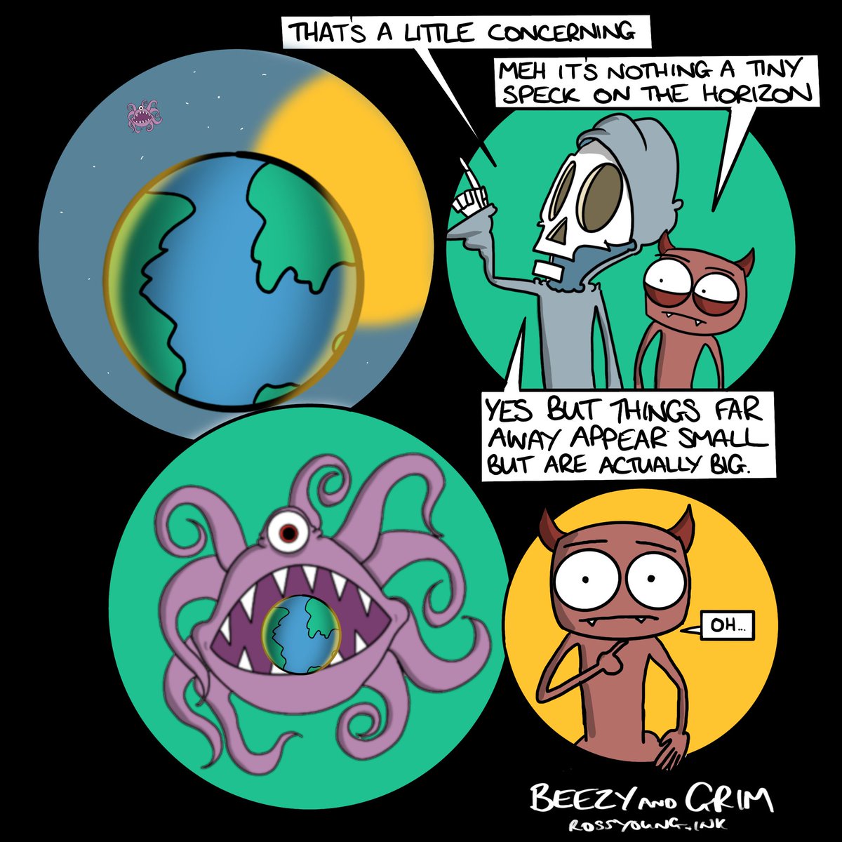 ryoungsulk's tweet photo. It's important to think about other perspectives...
#beezyandgrim #dailycomicstrip #webcomic #comcistrip #dailycomic #comics #comic https://t.co/jTdnwb6369