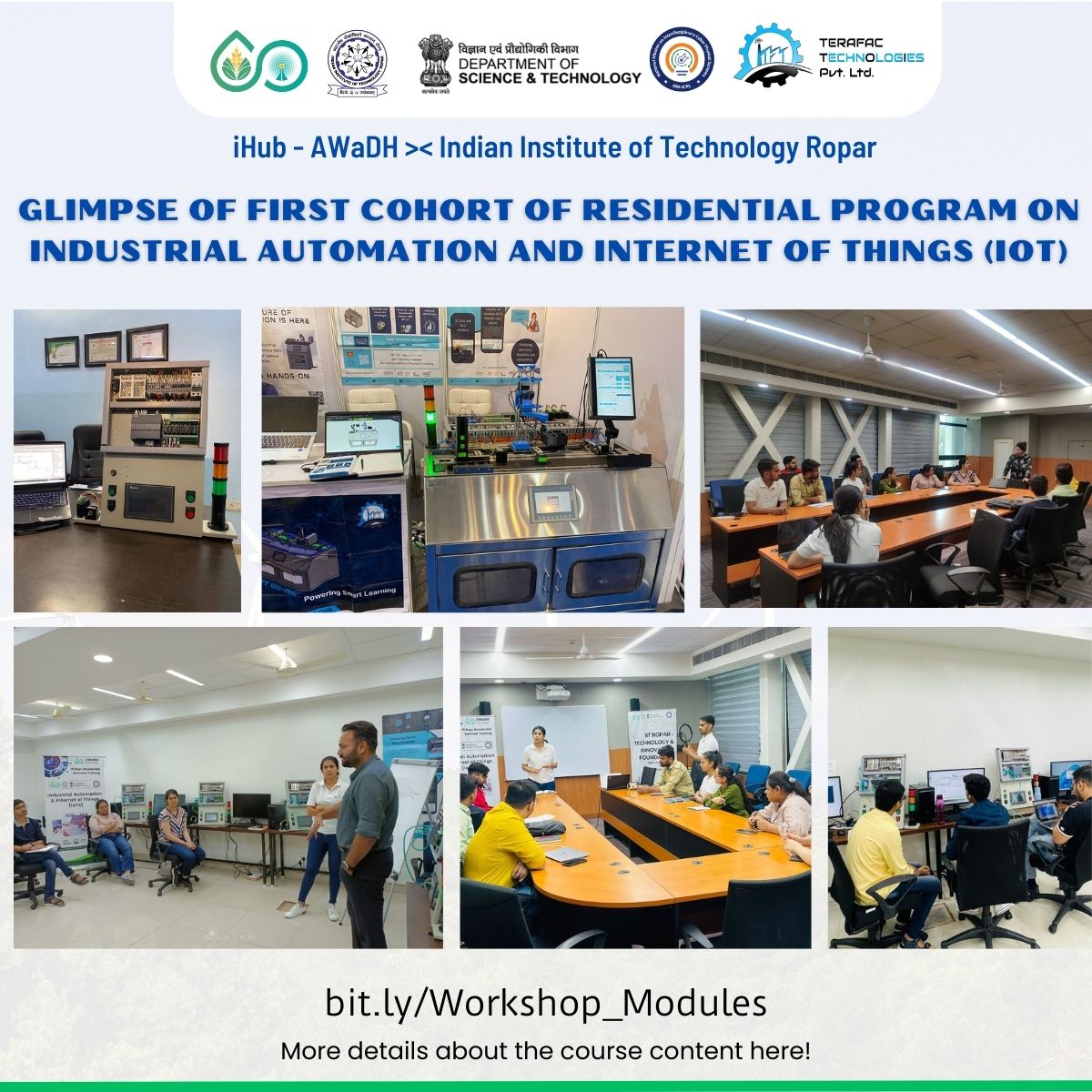 AWaDH_IITRopar's tweet image. Have a glimpse of our first cohort of #ResidentialProgram on #IndustrialAutomation and #IoT