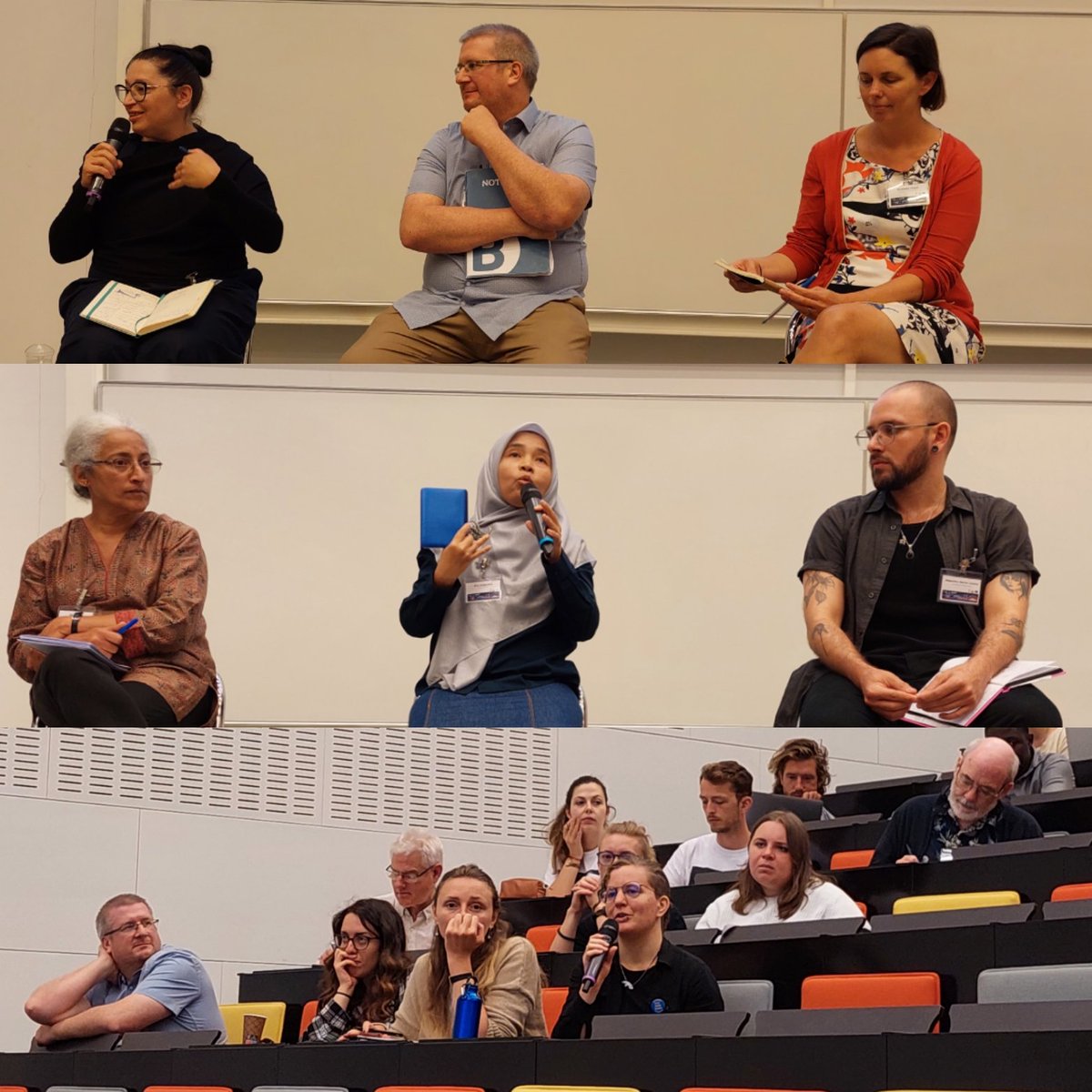 MarloesKraan's tweet photo. Really nice closing session at #MARE2023 @MAREcentre with reflective interactive panel discussions about the theme #bluefear. Organised by @judith_leeuwen @Ounana Marie Fujitani and Natasja Rogelja. https://t.co/PyFxY6pOQB
