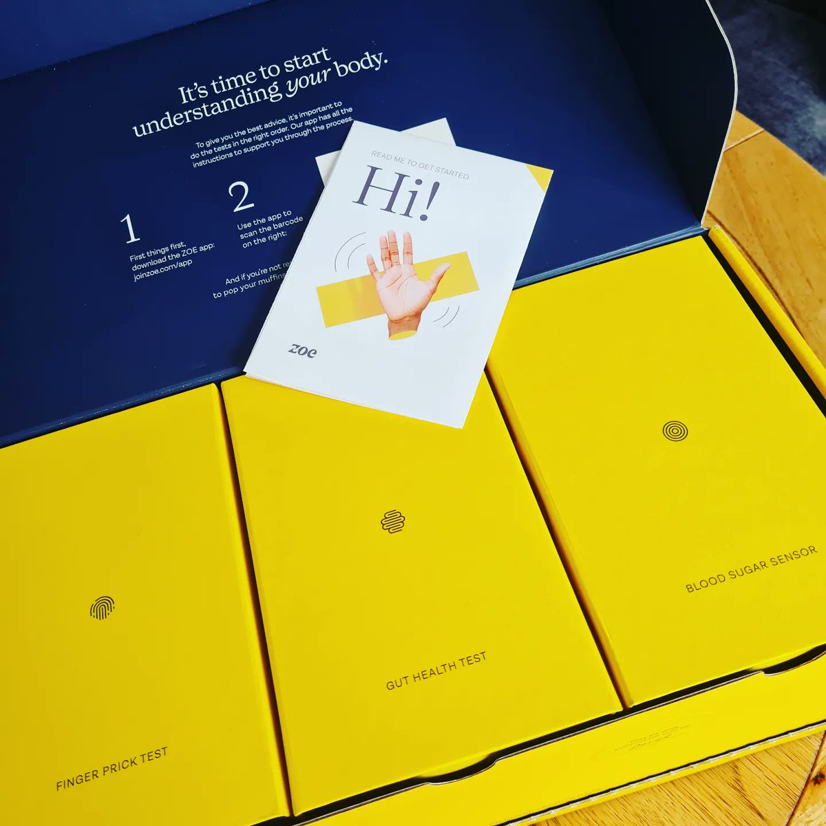 So,so excited that my kit from <a href="/Join_ZOE/">join_zoe</a> arrived today. 

Can't wait to get started with the analysis, and begin experimenting!

#graspMYcurrentcondition
#scientificthinking