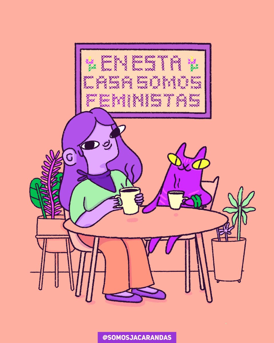 Casa feminista 💜💚👇🏾