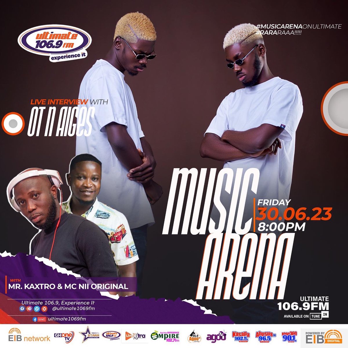 OT_n_Aiges's tweet photo. Up next is Wontumi TV 7pm this evening with Stain &amp; Ultimate Fm 106.9 8pm with Mr. Kaxtro &amp; MC Nii Original make sure u don’t miss these two shows 🔥🔥🔥🔥 #assvrsbreast https://t.co/JqdoIn6TVE