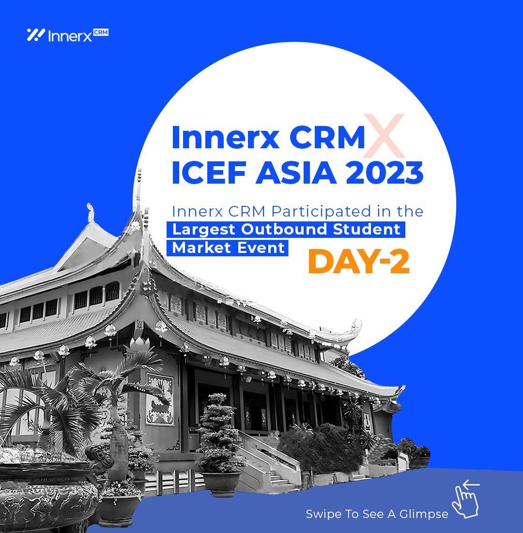 InnerxCRM's tweet image. Let&apos;s have a sneak peek at Day 2 of Innerx CRM at ICEF Asia 👀

#innerxcrm #CRMforSmallBusiness #VisaApplications #ImmigrationSupport #CRMSoftware #VisaProcessing #ClientRetention #innerxinvietnam #vietnam #icef #icefasia #asia #marketevent #event #day1 #newpossibilities