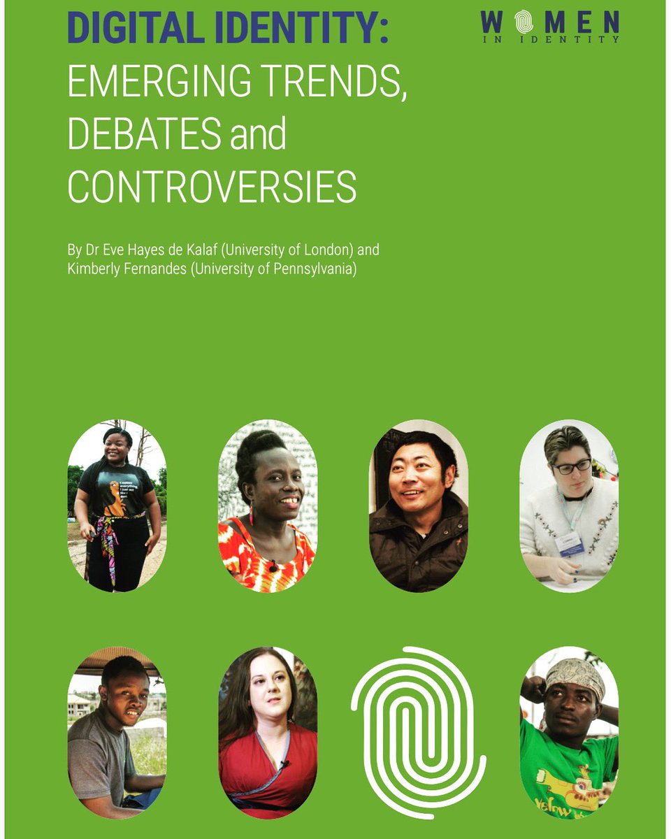 Please also check out the launch of our new @WomeninID report co-authored w/ @kimmerrlee 'Digital Identity: Emerging Trends, Debates and Controversies' #digitalidentity #IDCodeofConduct silkstart.s3.amazonaws.com/f15cc8ac-614f-…