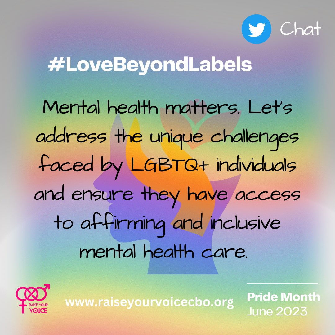 Coming out can be a challenging process, as individuals may fear rejection, discrimination, or losing relationships with family and friends. The stress of coming out can lead to emotional distress, anxiety, and depression.

 #LoveBeyondLabels