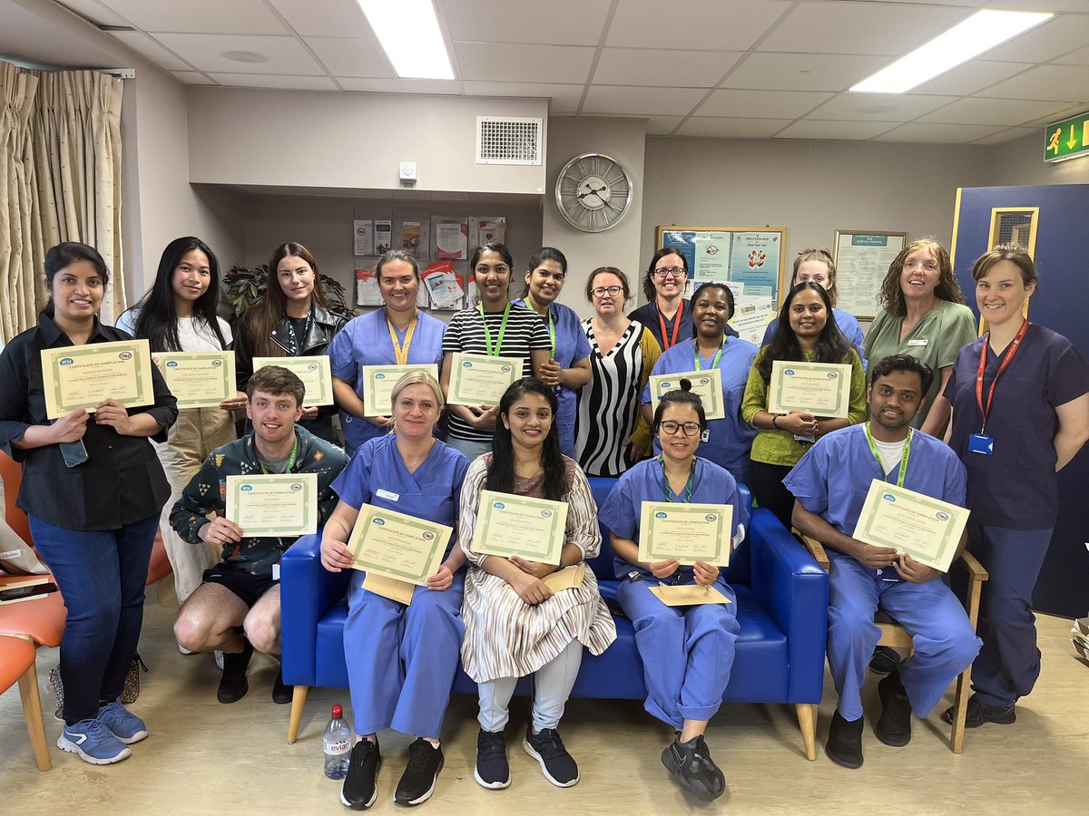 cambo303's tweet photo. 6- month Foundation Course in critical care nursing complete! Fantastic achievement! 🥳The education and management teams in @stjamesdublin are so proud of you and are excited to see you continue to progress on your critical care journey! Next stop post grad!! 😃 https://t.co/P9CMeQXlRu
