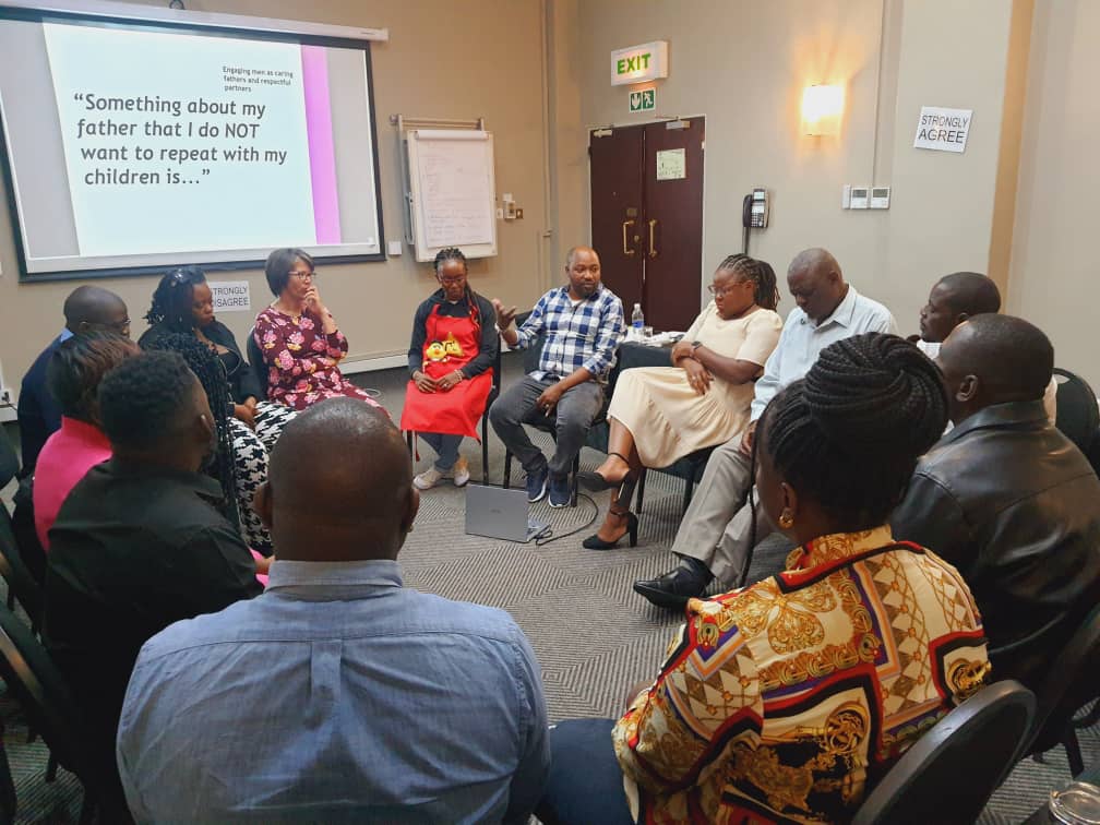 SAfAIDS (@safaids) on Twitter photo SAfAIDS and <a href="/SonkeTogether/">Sonke Gender Justice</a> hosted a #MenCare ToT on Linking Policy & Implementation for #GenderEquality partners from #Malawi #Namibia #Zimbabwe to enhance capacity in feminist approaches & engaging men for equitable care work SAfAIDS and <a href="/SonkeTogether/">Sonke Gender Justice</a> hosted a #MenCare ToT on Linking Policy & Implementation for #GenderEquality partners from #Malawi #Namibia #Zimbabwe to enhance capacity in feminist approaches & engaging men for equitable care work