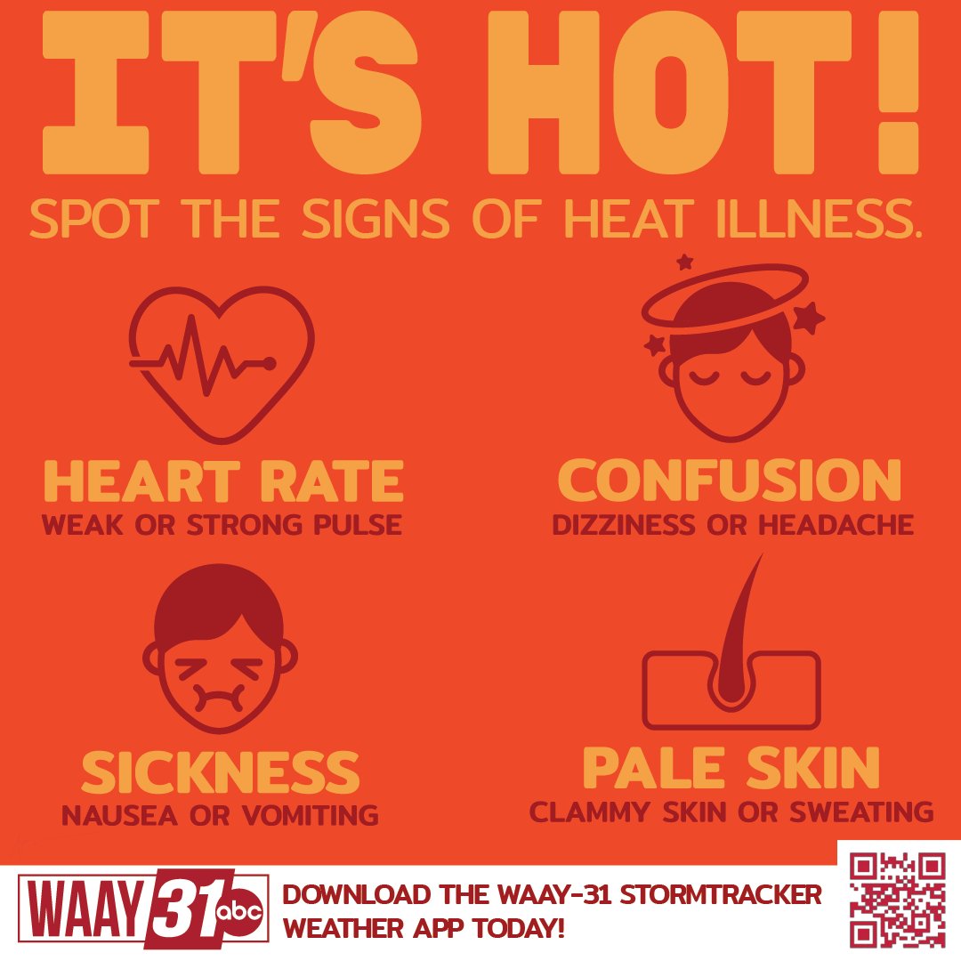 Important information to have on dangerously hot days like today!