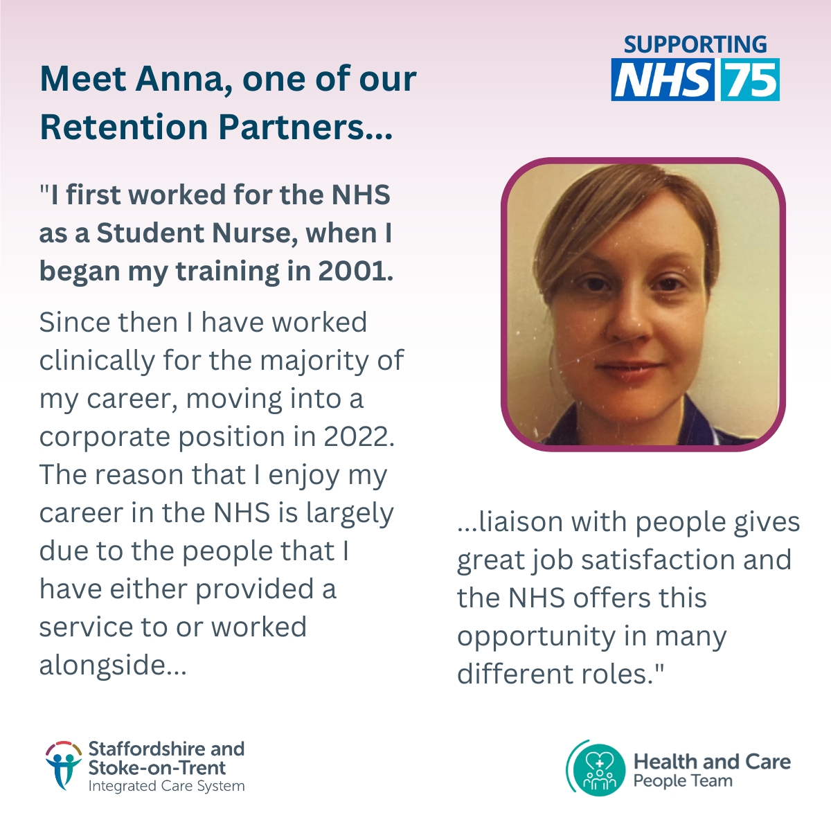 Staffs and Stoke Health and Care People Team tweet media