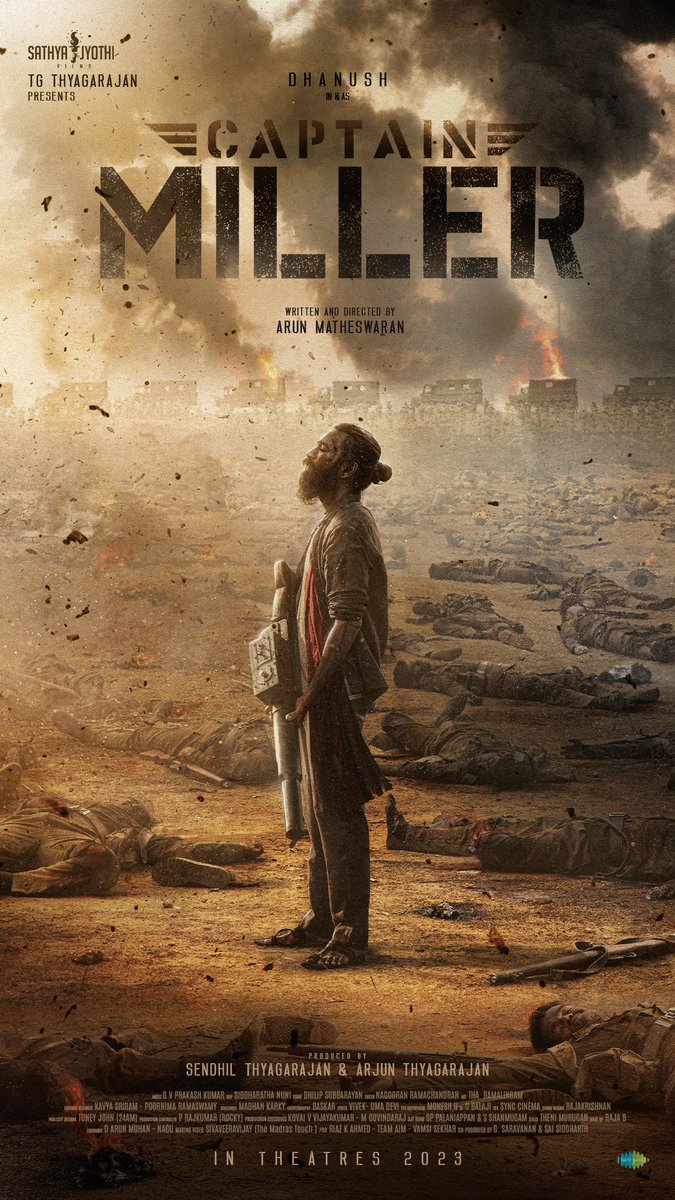 ManojMaddyMM's tweet photo. Here's the #CaptainMiller First Look
Hope you all love it๐ฅ๐ฏ
@dhanushkraja @CbePrashanth https://t.co/fFr8aMvWj4