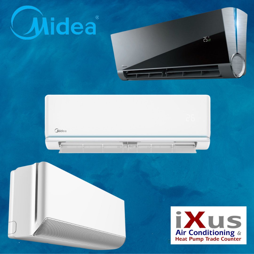 Check out our Midea single split range 

We are offer the Vertu, AG Eco and the brand new iCube 

Get in touch to find out more on these brilliant units