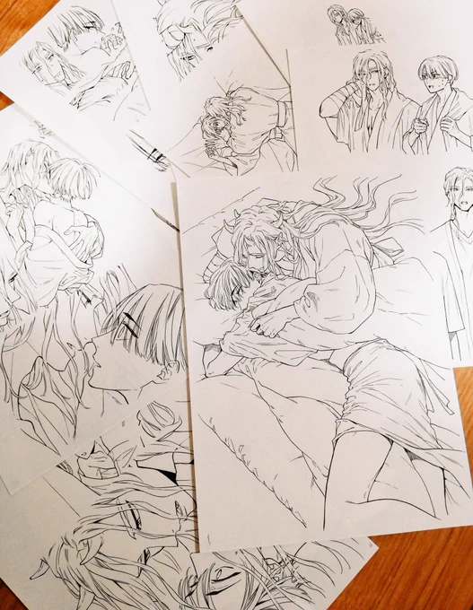 8話原画
#羅城恋月夜 