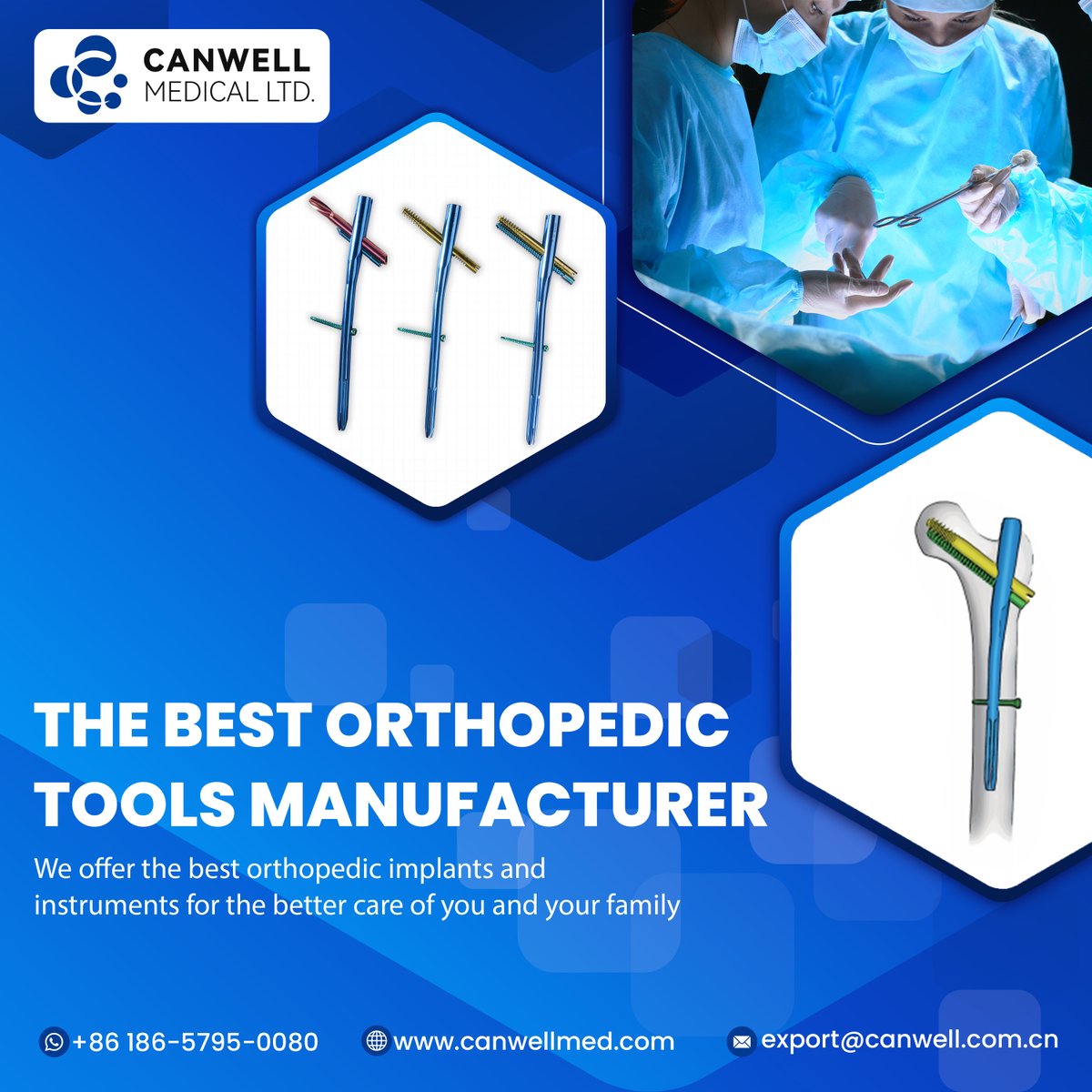 LtdCanwell's tweet photo. A 33-year-old male, had a comminuted fracture of the left subtrochanteric femur caused by a traffic accident - A Canwell Medical patient shares his experience after receiving a surgical implant.
Read the case study - https://t.co/8gpTyLVuGY
#canwell #medical #ortho #meded https://t.co/4whnNrzXh2