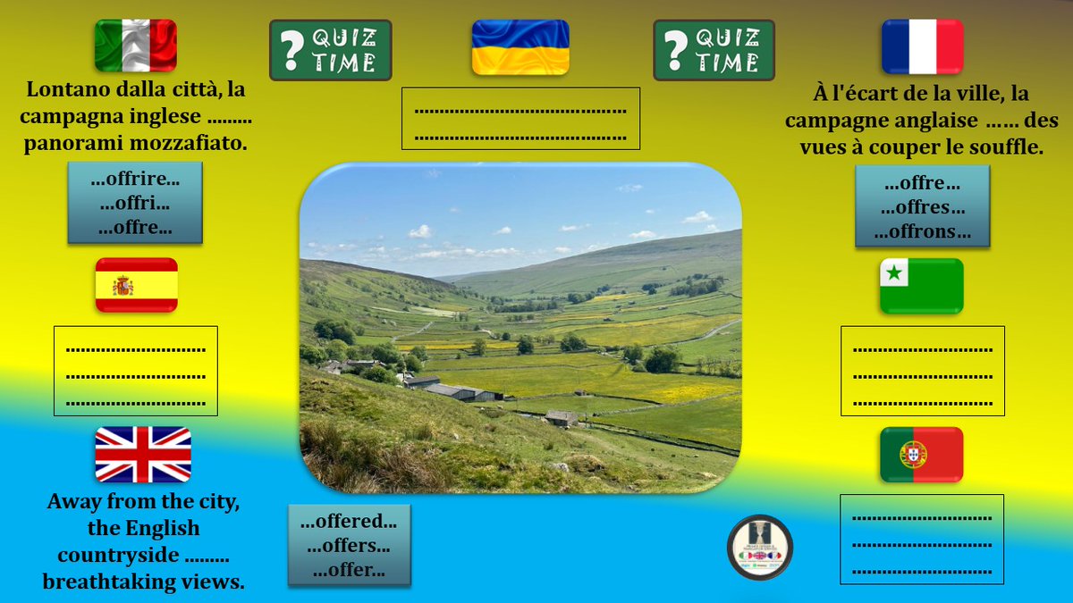 QUIZ TIME 30-06-2023 🇬🇧 Countryside - Around Littondale #friendship #langtwt #LanguageLearning #languages #LearnEnglish #learningneverstops #Esperanto #learnfrench #Ukraine️ 
👉A massive 'Thank You' to my dear friend and student Mick, who was there a few days ago 👋