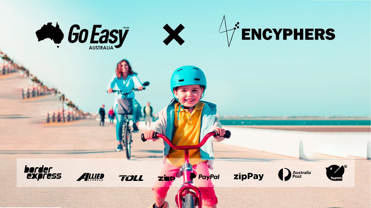 encyphers's tweet image. Encyphers ⨯ Go Easy Australia

We&apos;re thrilled to announce the splendid news that we have partnered with Go Easy Australia! 

 #ShopifyMigration #GoEasyAustralia #Encyphers #ShopifyPlus #bordersexpress #alliedexpress #AustraliaPost #paypal #Humm #zippay