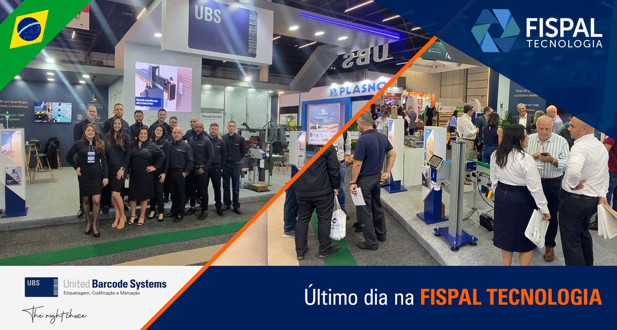UBS_Code's tweet image. 📢¡Último dia para você nos visitar na #FispalTecnologia, no Stand M105! Já conheceu nossos equipamentos de #impressão direta, #etiquetagem de caixas e pallets?

📍Stand M105
🔗ubscode.com.br/pt-pt/news/131…

#LinhadeProdução #CadeiadeSuprimentos #codificação #rastreabilidade #ubscode