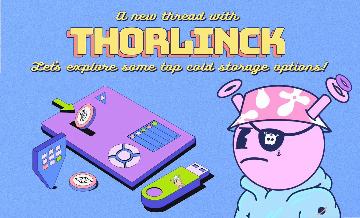 thorlinck's tweet image. Concerned about the safety of your #cryptocurrencies?🧐 
Remember: #NotYourKeys, #NotYourCrypto! Don't risk it!

Join me on this thread as we explore secure storage options to protect your valuable digital assets. 

Let's dive in! 💼💰

1🧵