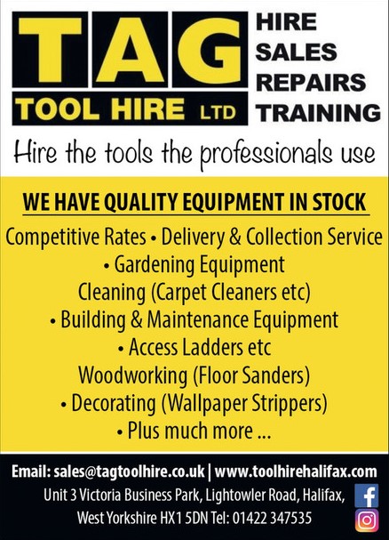 HxDirectoryMag's tweet photo. Wanting to DIY but don’t have the tools required? TAG Tool Hire can help!
#ToolHire #EquipmentHire #Halifax #HalifaxDirectory https://t.co/pA1eP6OMjK