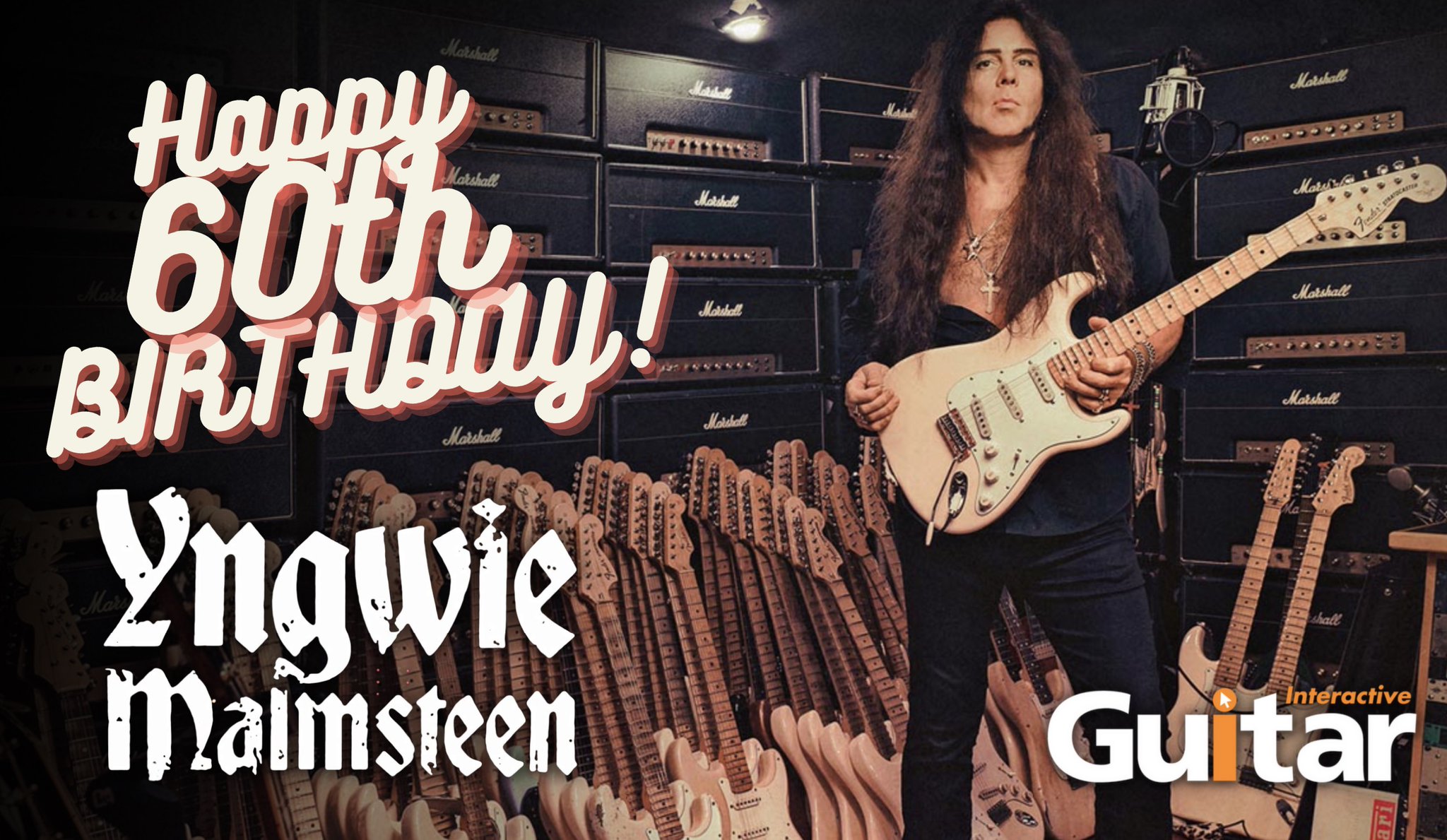 Happy Birthday Yngwie Malmsteen                The maestro turns 60 today! 