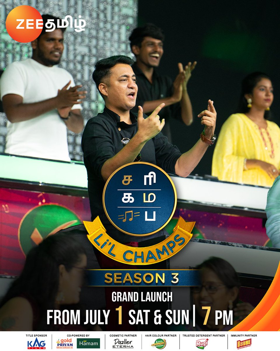 தெறிக்க விடலாமா ..! 🔥

Saregamapa Lil Champs Mega Audition | July 1 | சனி மற்றும் ஞாயிறு இரவு 7 மணிக்கு.

#SaregamapaLilChamps3 #SaregamapaLilChamps #Abhirami #VaikomVijayalakshmi #vijayprakash #Mano