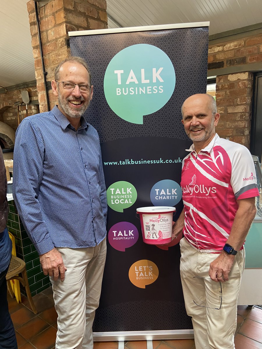 This morning Mike Wakeling attended the Talk Business Big Breakfast event at the lovely Cobbs at The Farm Stratford.

On behalf of Mike, we would like to say thank you to everyone who pledged their support for his Molly Ollys fundraising bike ride next weekend.
