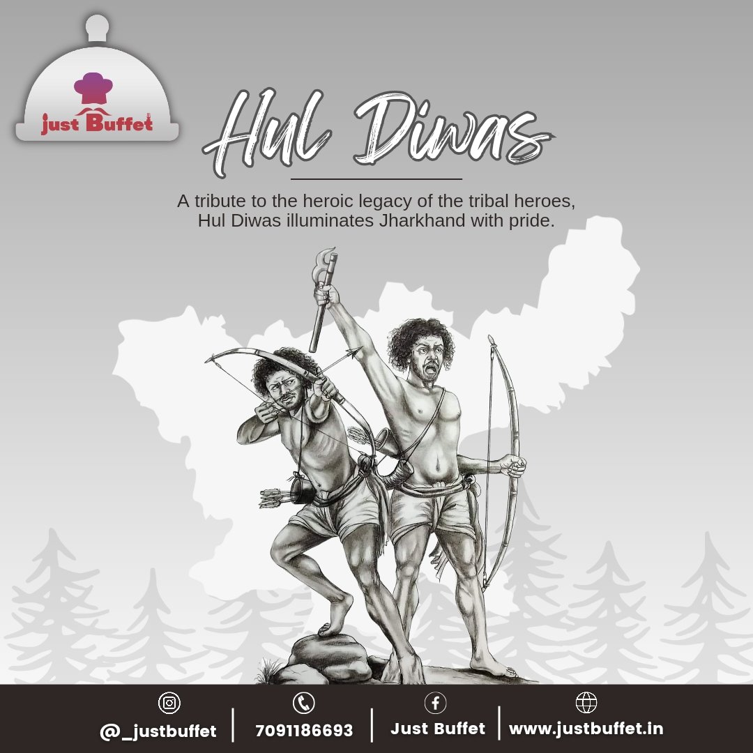 _justbuffet's tweet image. Celebrate the spirit of Hul Diwas as we honor the unstoppable force within us all.
.
.
.
.
.
.
.
.
.
#huldiwas🏹🔥 #forjharkhand #buffetsystem #foodbuffet #cateringservice #ranchi #patna #varanasi #dhanbad #jamshedpur #lunchcatering #dinnercatering #partycatering
