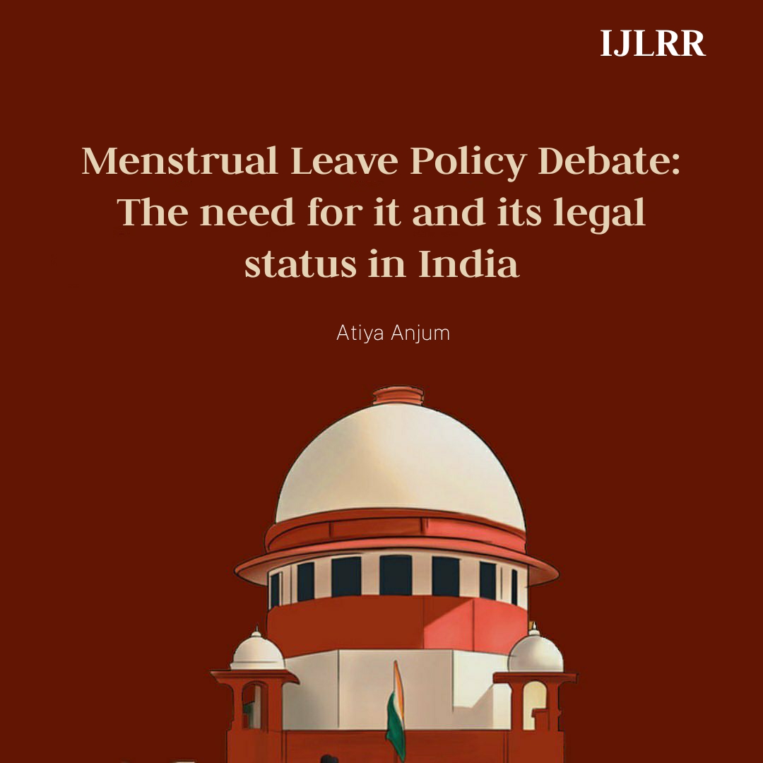 Indian Journal of Legal Research & Review (@IJLRR_law) / Posts / X